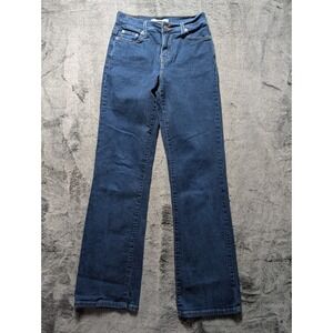 Levi's 512 Bootcut Perfectly Slimming Jeans Women's Size 4 Dark Wash